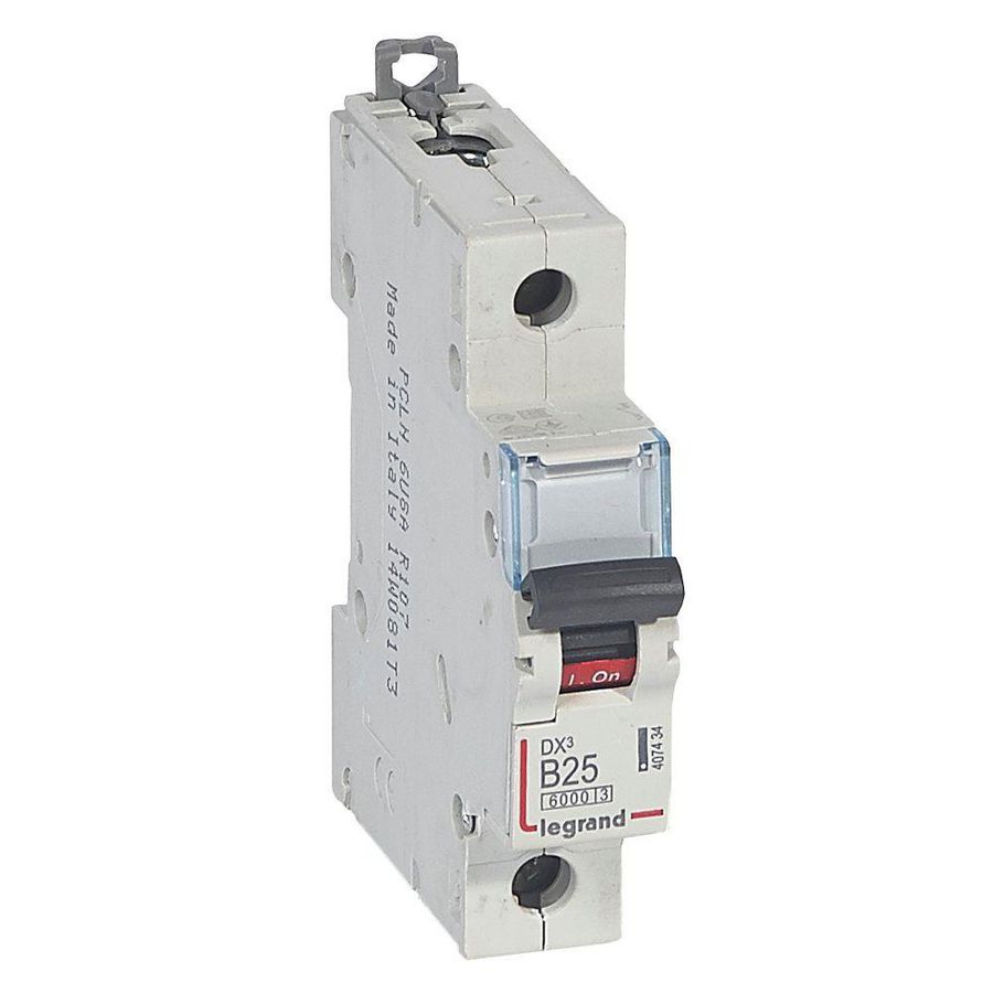 Installatieautomaat DX³ 6000A/10kA 1-polig B-karakteristiek 25