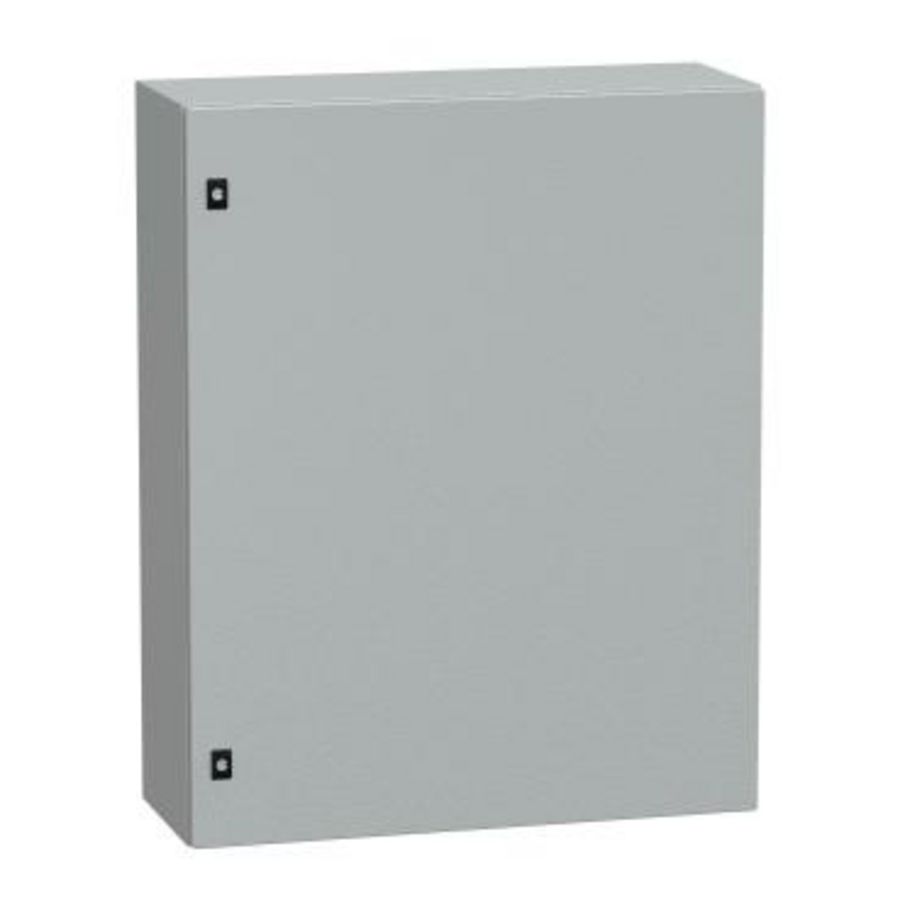 Deur 1000x800x300mm IP66 / IK10 RAL7035 Spacial CRN