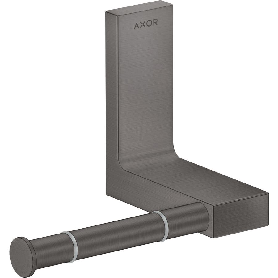 AXOR Universal Rectangular closetrolhouder Brushed Black Chrome