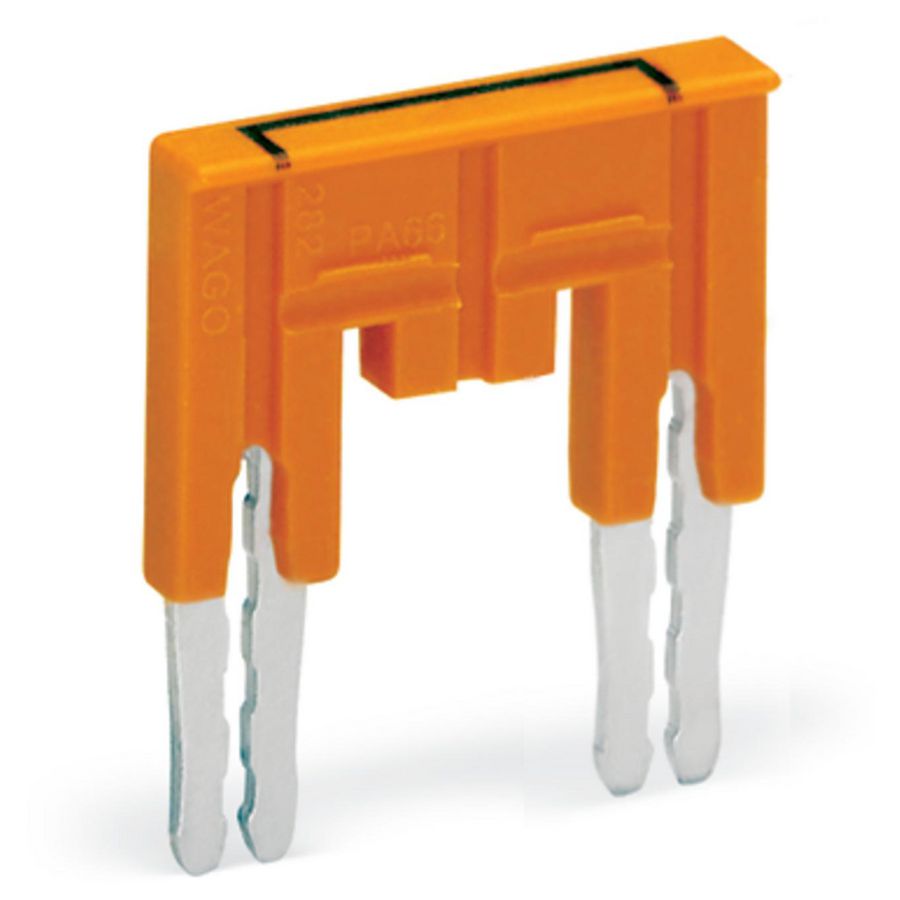 Brug geisoleerd oranje 282-433/011-000 VVE=10