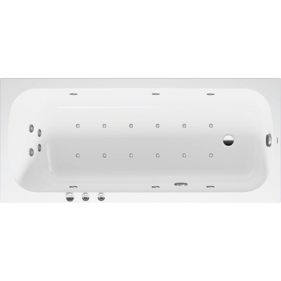 Qatego Whirlbad Wit 1800x800x480mm 760613000CP1000