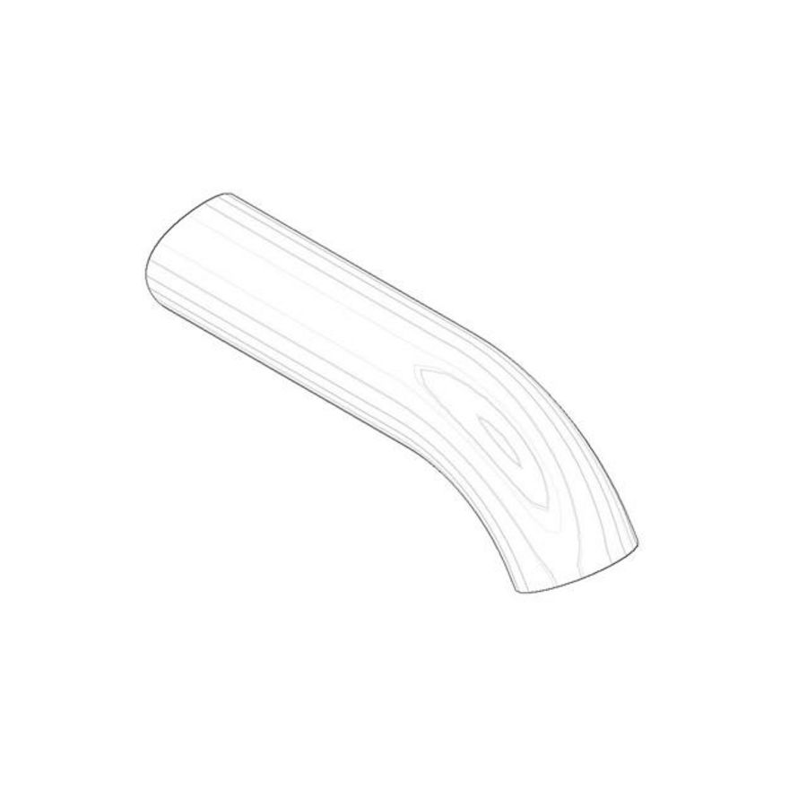 Uitloop 105x38x22mm chr