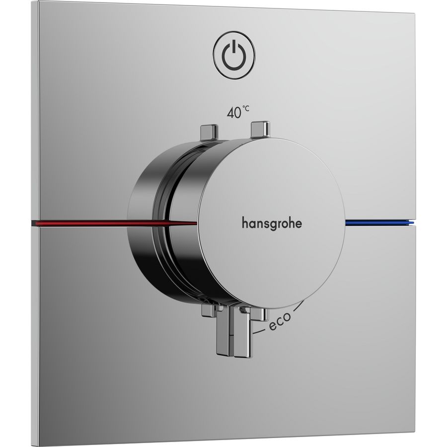 ShowerSelect Comfort E thermostaat afbouwdeel tbv inbouw voor 1 functie chroom