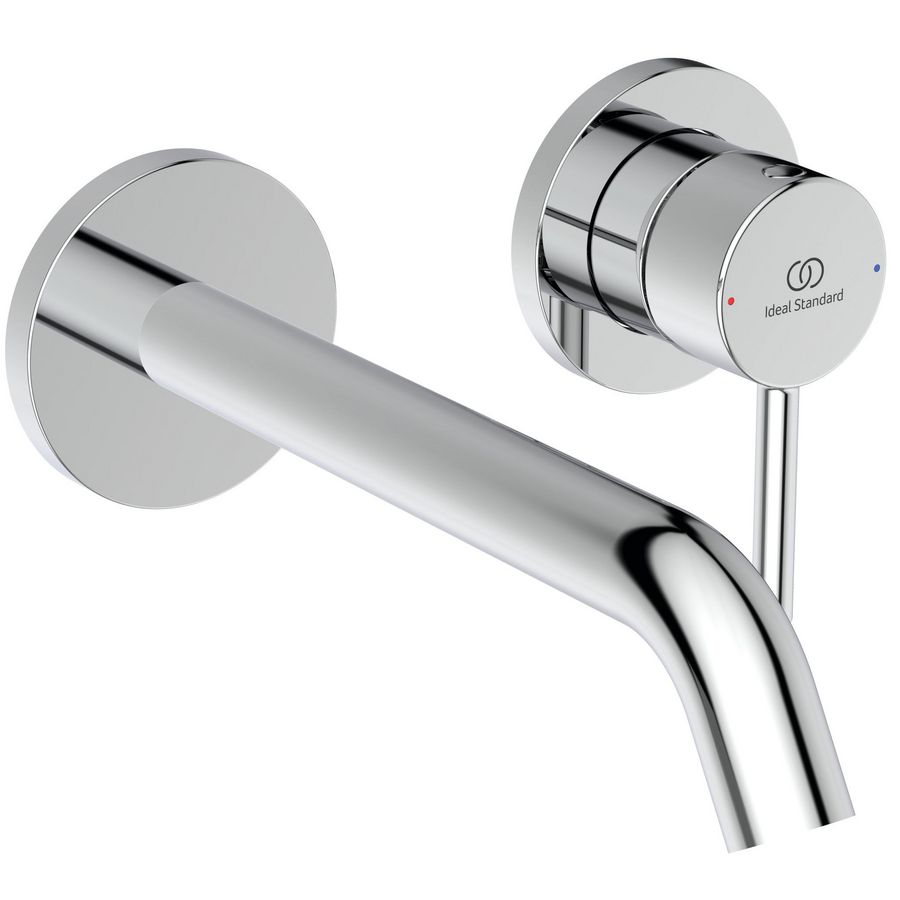 Wandmengkraan m. uitloop 180mm opbouwdelen chroom ceraline nuovo