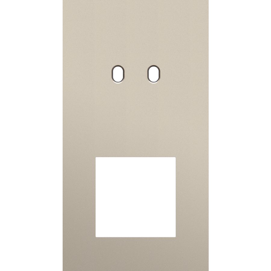 Afdekplaat 2-voud vertic. 71mm centerafst 166-57856