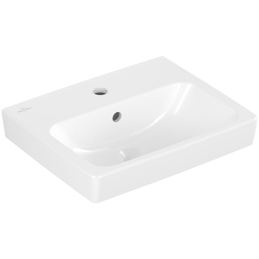 Fontein Architectura 450x365mm wit Alpin CeramicPlus met kraargat + overloop