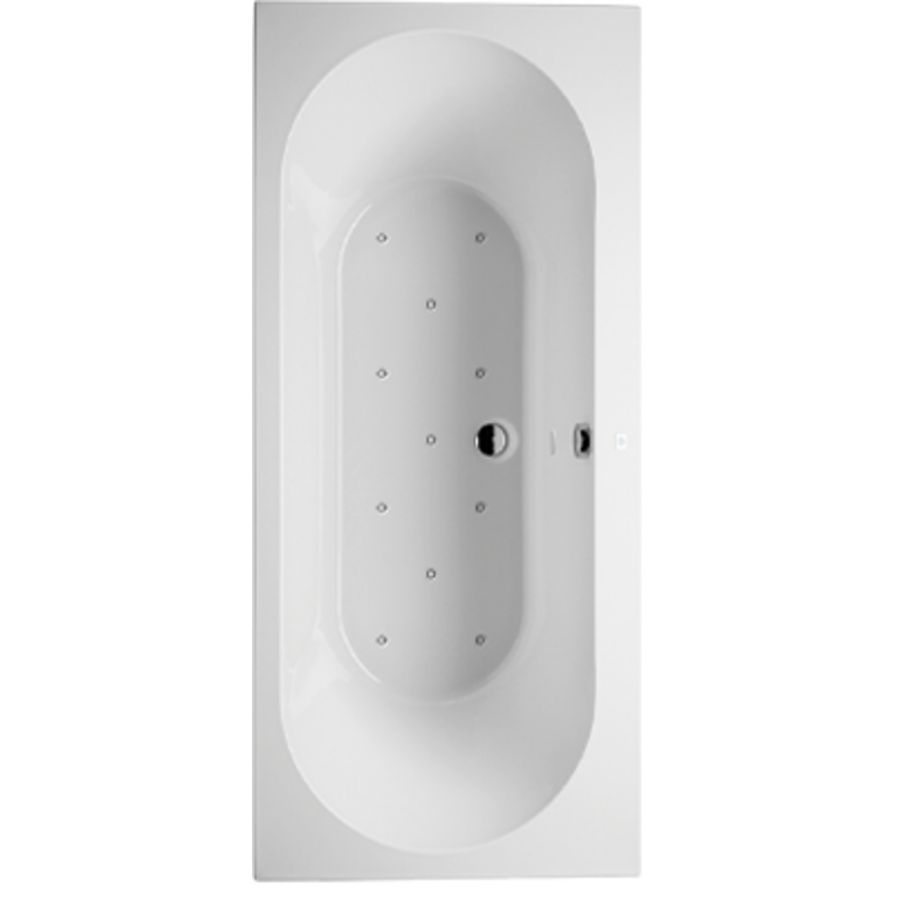 Whirlpool Carolina Rihopool 170x80cm systeem AIR rechts hoogglans wit