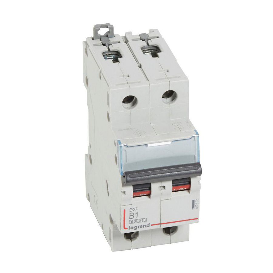 Installatieautomaat DX³ 6000A/10kA 2-polig B-karakteristiek 01