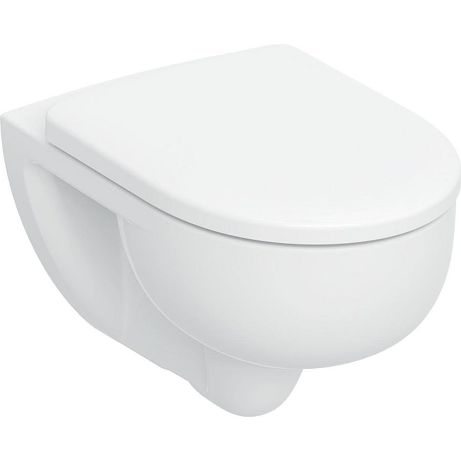 Wandcloset combipack Renova diepspoel 540mm wit TurboFlush incl. softclose quick-release zitting