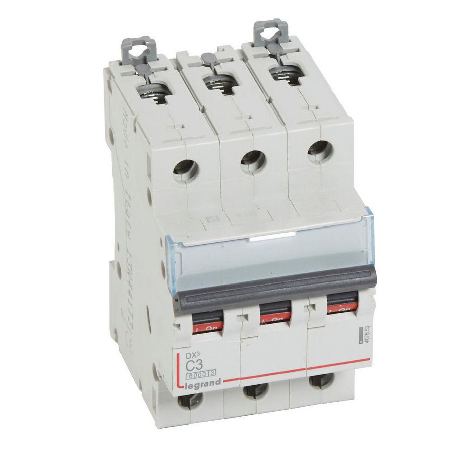 Installatieautomaat DX³ 6000A/10kA 3-polig C-karakteristiek 3A