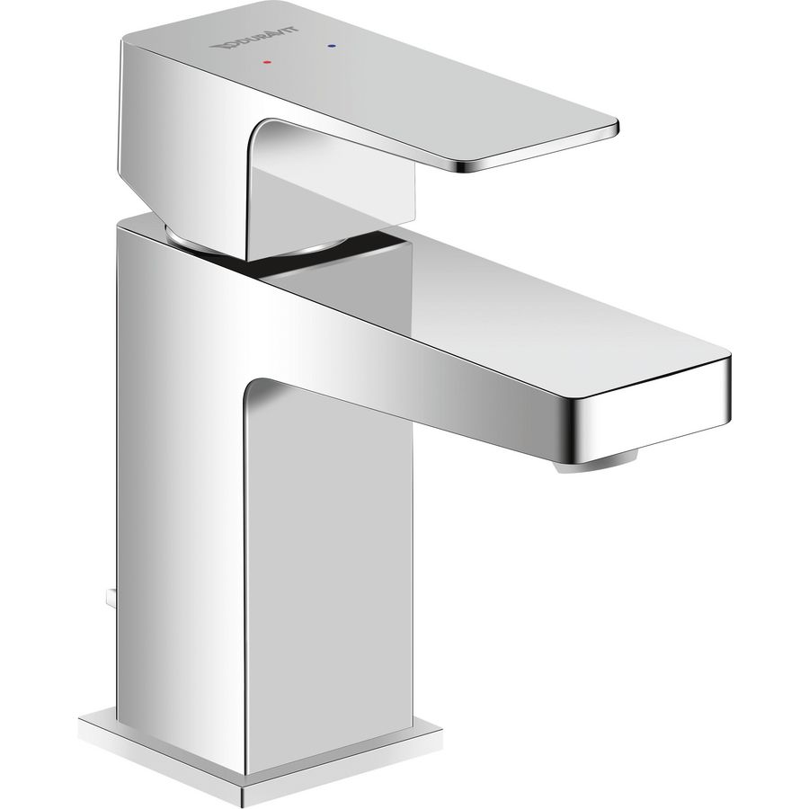 Manhattan wastafelmengkr. S m.trekst chr hgl mf 48x135x138mm
