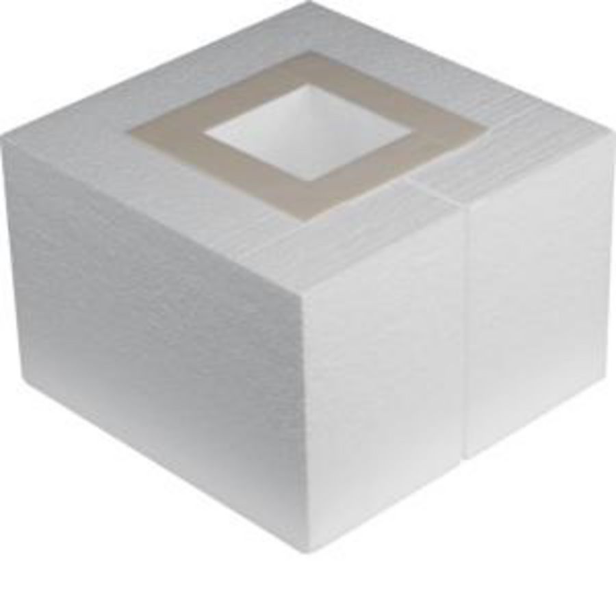 Sparingsmal tempex voor VQ08 294x294mm hoogte 200mm