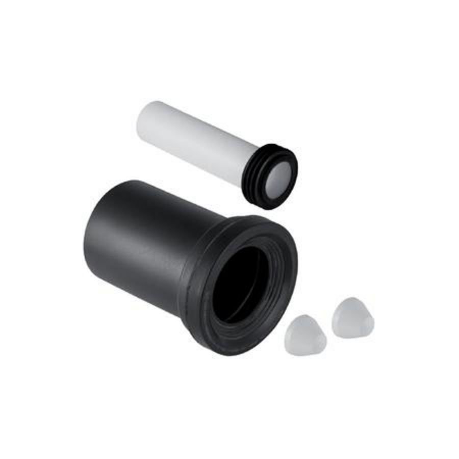 PROMO Aansluitgarnituur / toe- en afvoerset tbv wandcloset matchroom 2-dlg. ø90mm / ø45mm L=185mm (152.426.46.1)