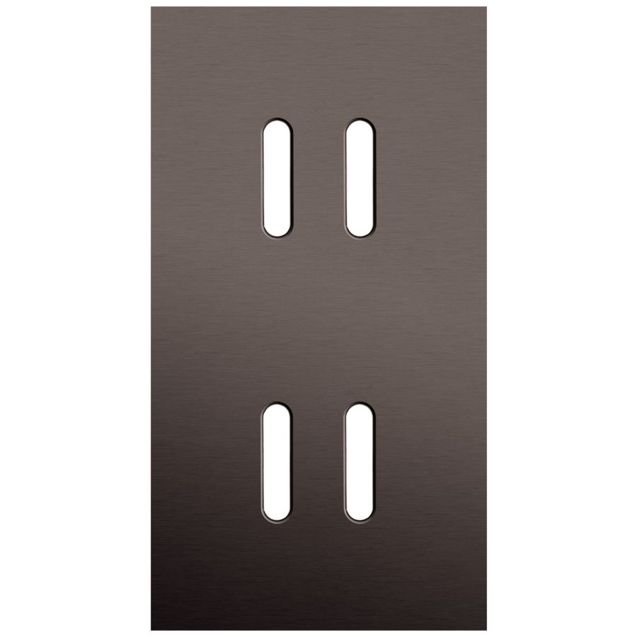 2-voudige afdekplaat Verticaal 71mm centerafstand voor tweevoudig