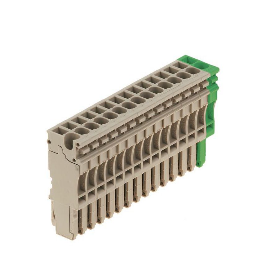Plug Plug-in groen d.beige 2.5mm² 24 A, 1867220000 VVE=10