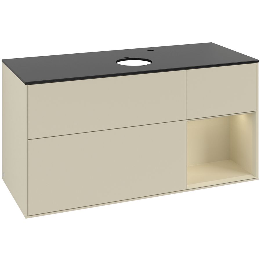 Wastafelonderkast Finion 1200x603x501mm S.Grey Matt Lacquer G952HJHJ