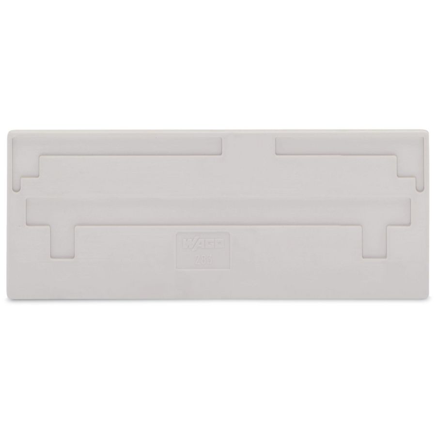 Scheidingswand 2mm li.grijs 283-331 VVE=25