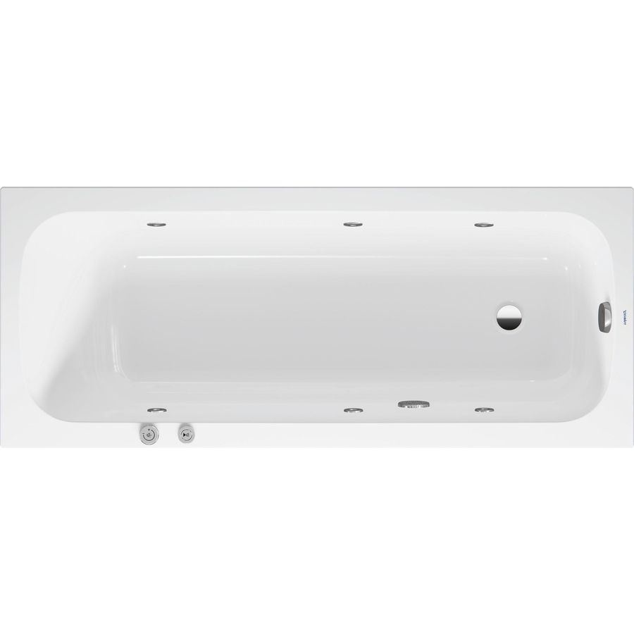 Qatego Whirlbad Wit 1700x700x480mm 760611000JS1000