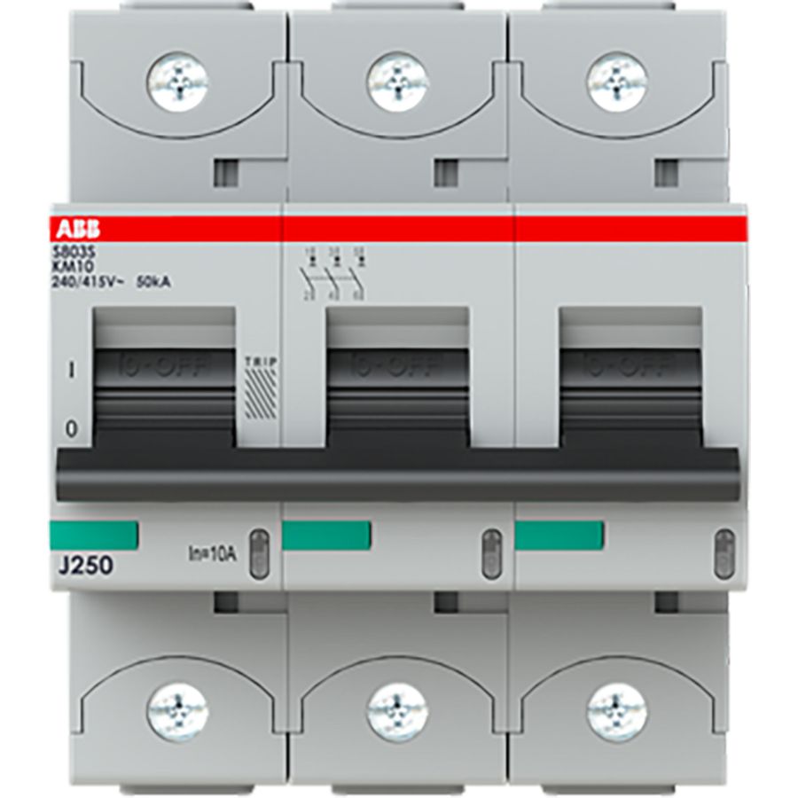 Installatieautomaat S800S-KM 3P K10 50kA enkel magnetisch