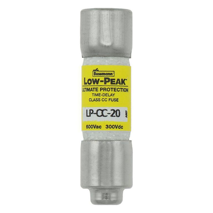 Zekering laagsp. 20A AC 600V 10x38 CC UL traag afk VVE=10