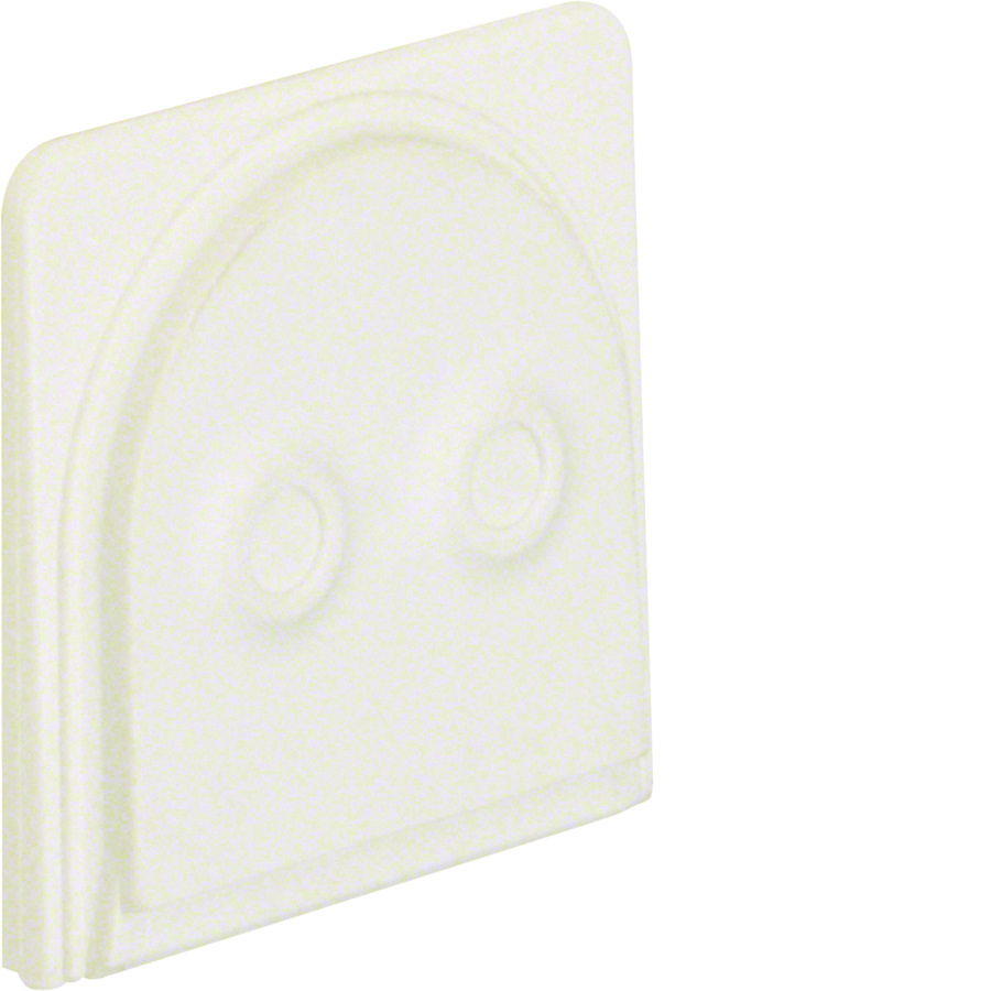 Invoerstuk voor 2 kabels W.1 polarwit