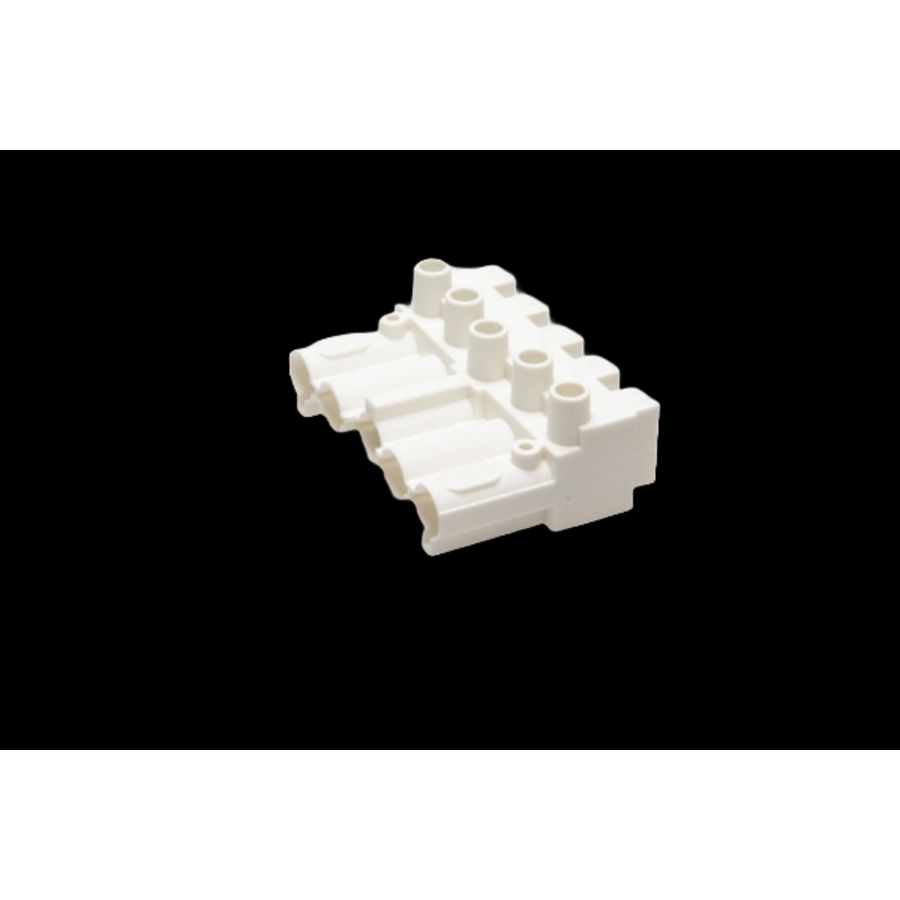 Steker 5-polig female wit (AC166-A BU/ 5 w) VVE=100