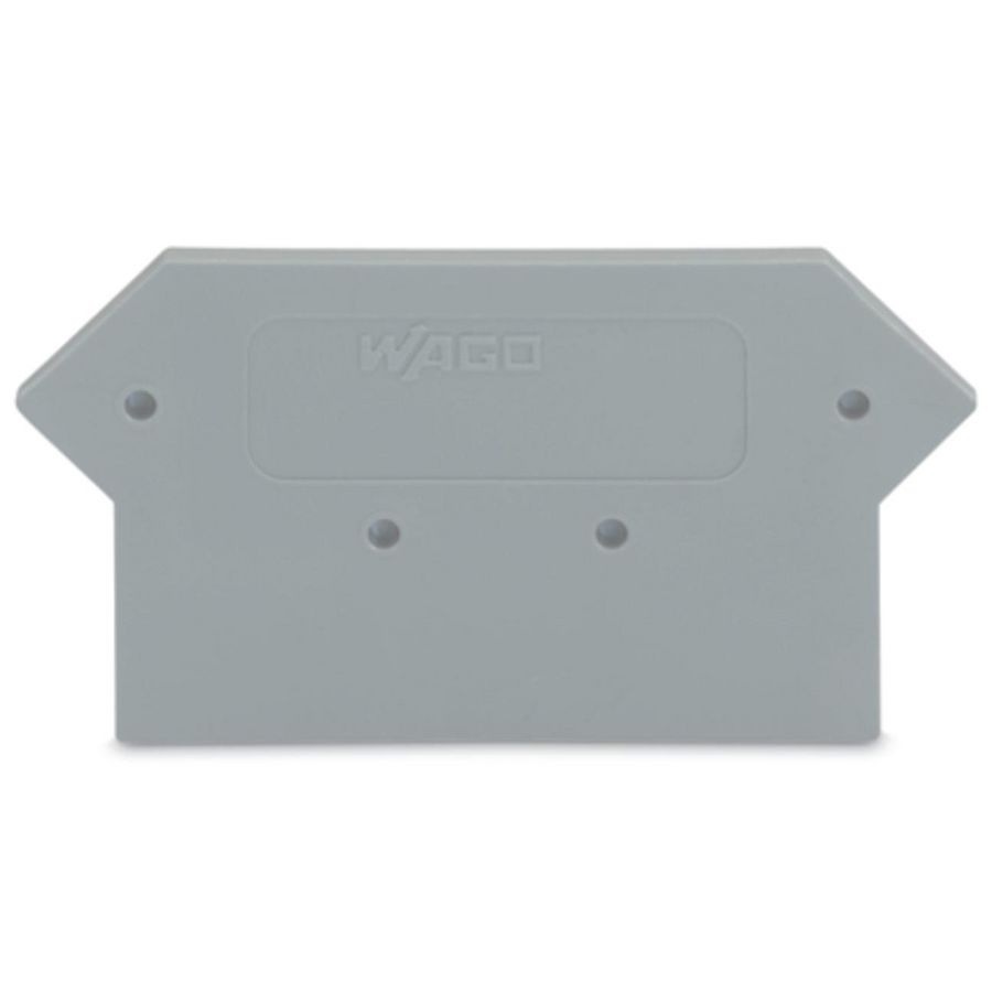 Afsluit-+tussenplaat 3mm grijs 281-316 VVE=25