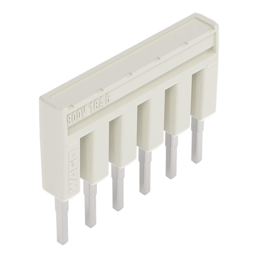 Brug 6-voudig geisoleerd lichtgrijs 2001-406 VVE=25