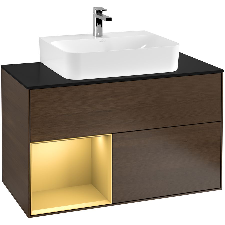 Wastafelonderkast Finion 1000x603x501mm W.Veneer G112HFGN