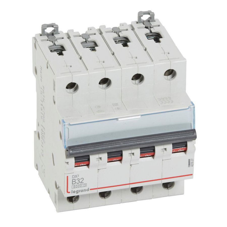 Installatieautomaat DX³ 6000A/10kA 4-polig B-karakteristiek 32