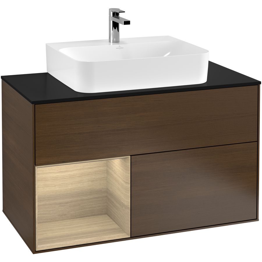 Wastafelonderkast Finion 1000x603x501mm W.Veneer G112PCGN