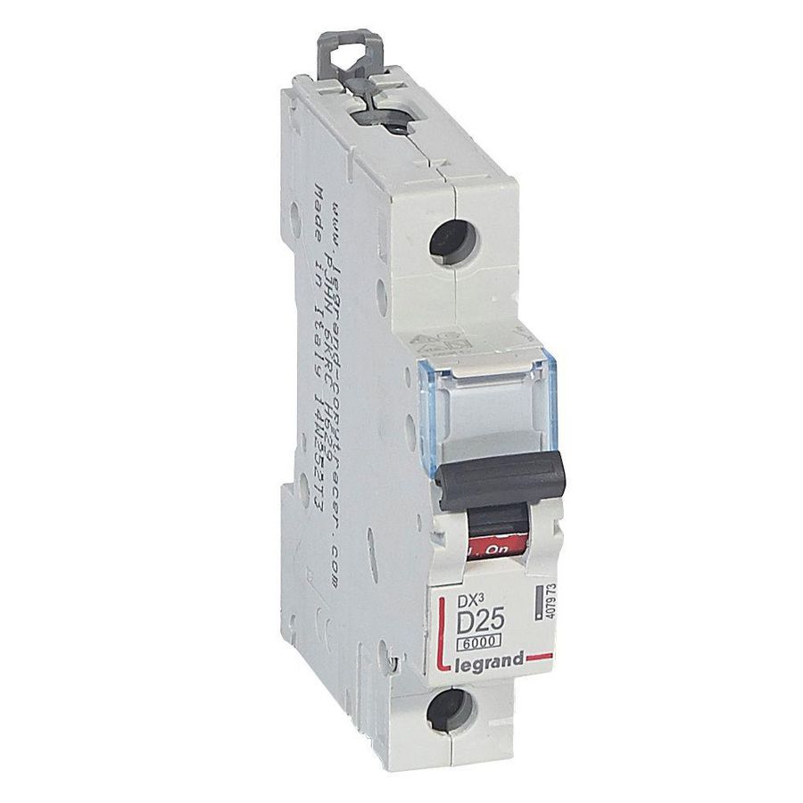 Installatieautomaat DX³ 6000A/10kA 1-polig D-karakteristiek 25A