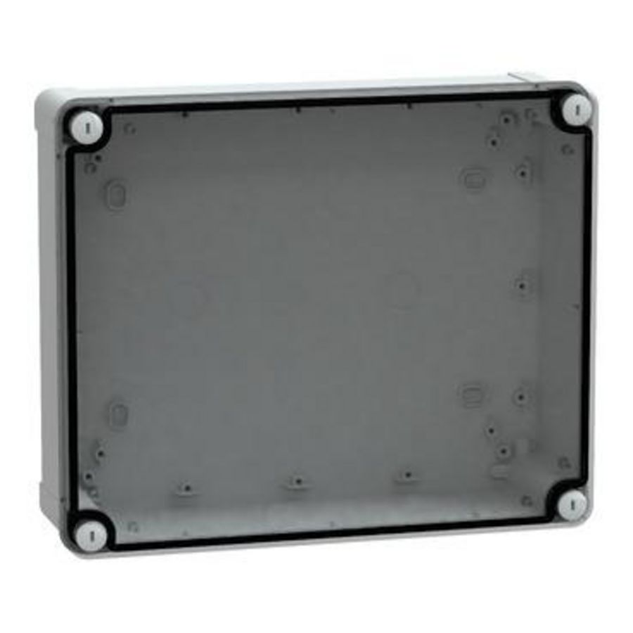 Doos ABS + transp. deksel 291x241x88mm IP66 / IK07 R TBS/TBP