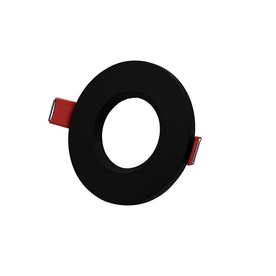 Inbouwarmatuur 50mm rond ø84mm IP65 zwart