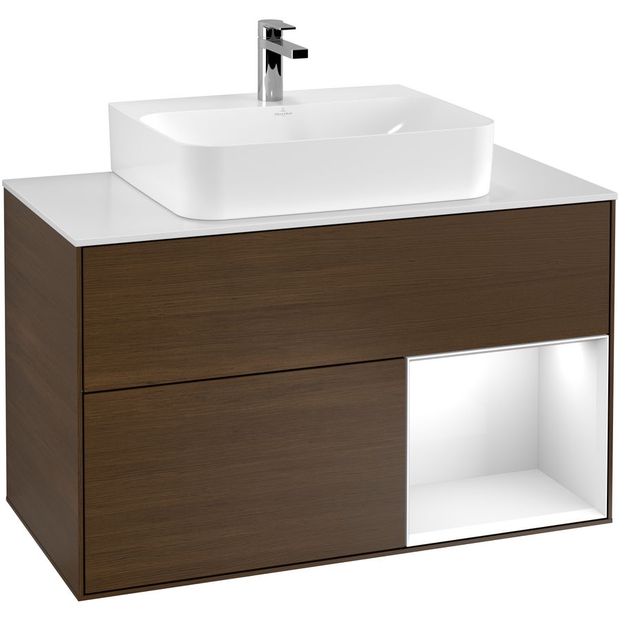 Wastafelonderkast Finion 1000x603x501mm W.Veneer G121GFGN