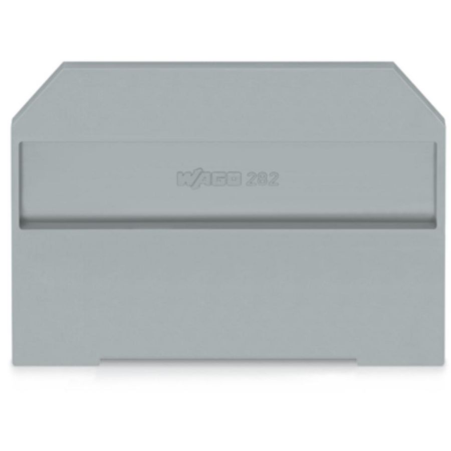 Afsluit-+tussenplaat 4mm grijs 282-311 VVE=25