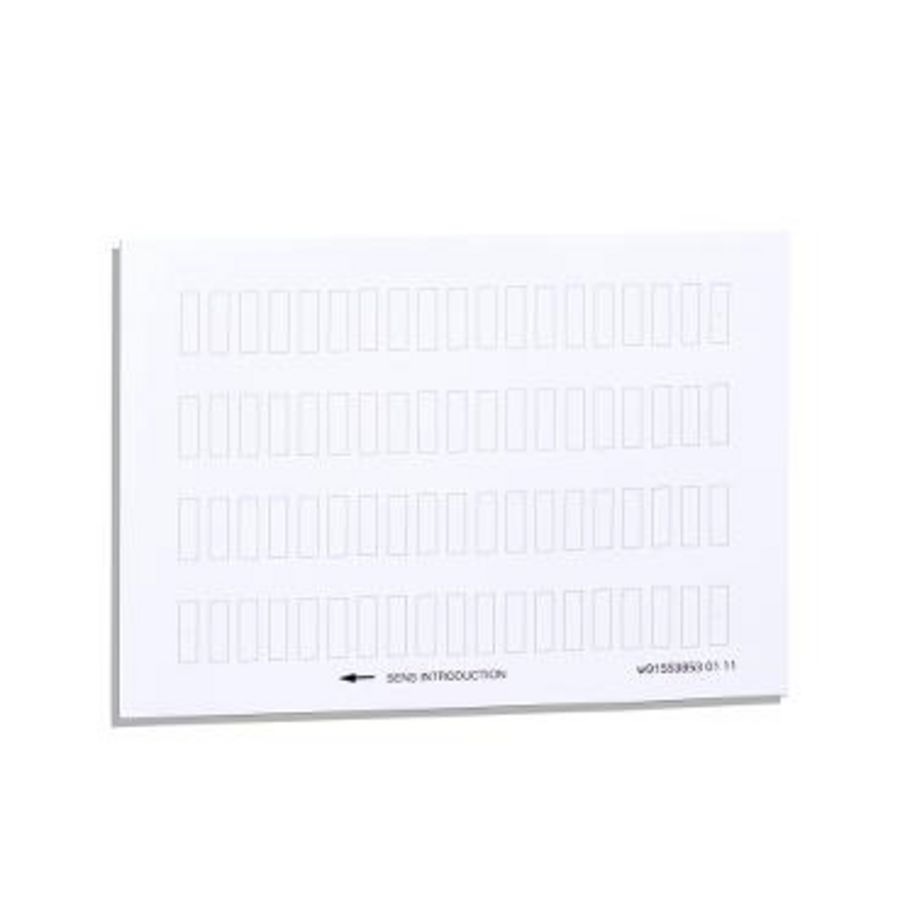 Vel 76 etiketten 8x27mm schild 30x40mm XB4/XB5 VVE=10