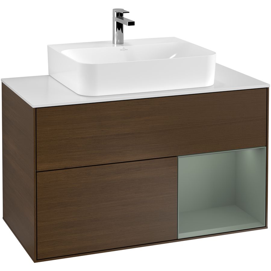 Wastafelonderkast Finion 1000x603x501mm W.Veneer G121GMGN