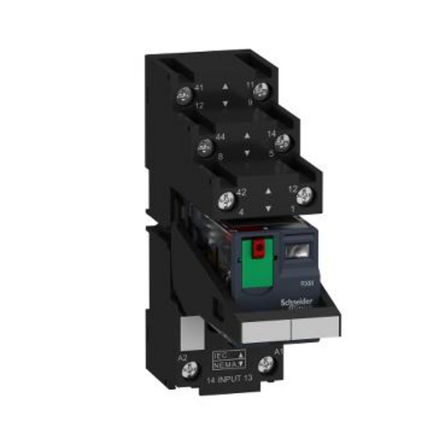Miniature plug-in relay pre-assembled 12 A 2 CO VVE=30