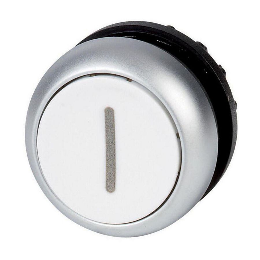 Drukknop vlak wit I vast M22-DR-W-X1 VVE=5