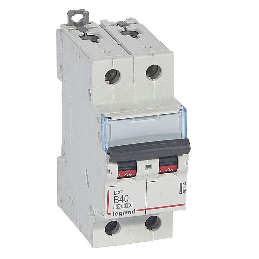 Installatieautomaat DX³ 6000A/10kA 2-polig B-karakteristiek 40