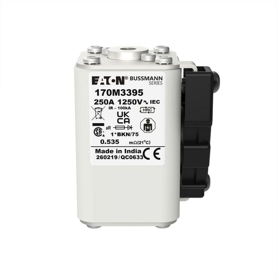 Zekering h. snelheid 250A AC 1250V 100kA compact 1 45 VVE=4
