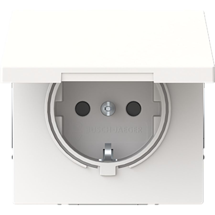 Wandcontactdoos randaarde kv kd cpl inb art-matwit (20 EUKBR-44M)