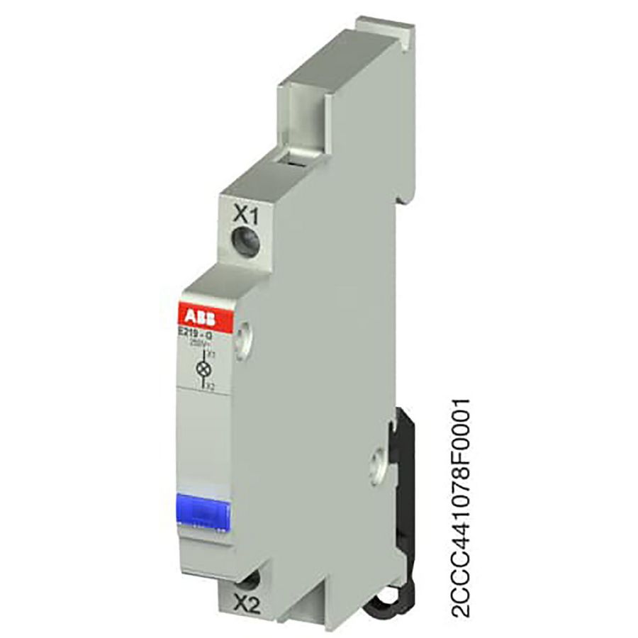 Indicatielamp met LED Blauw 110-240VDC
