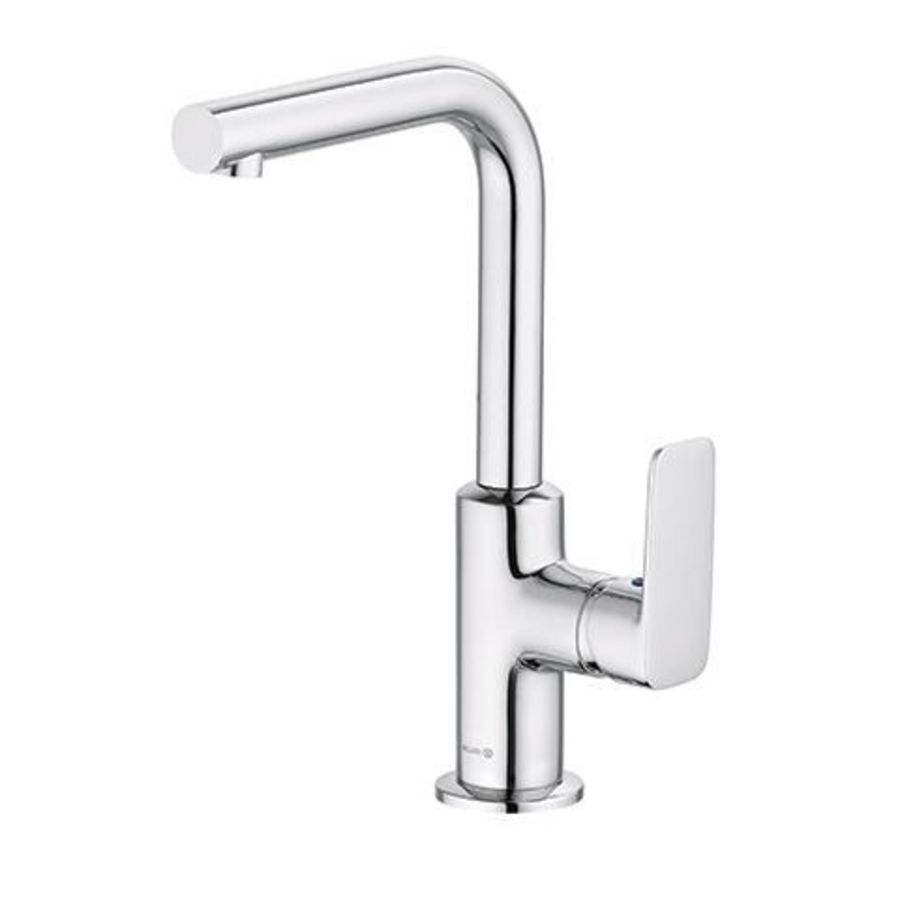 Pure&style wastafelmengkraan met waste 220 chroom