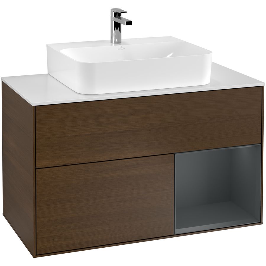 Wastafelonderkast Finion 1000x603x501mm W.Veneer G121HGGN