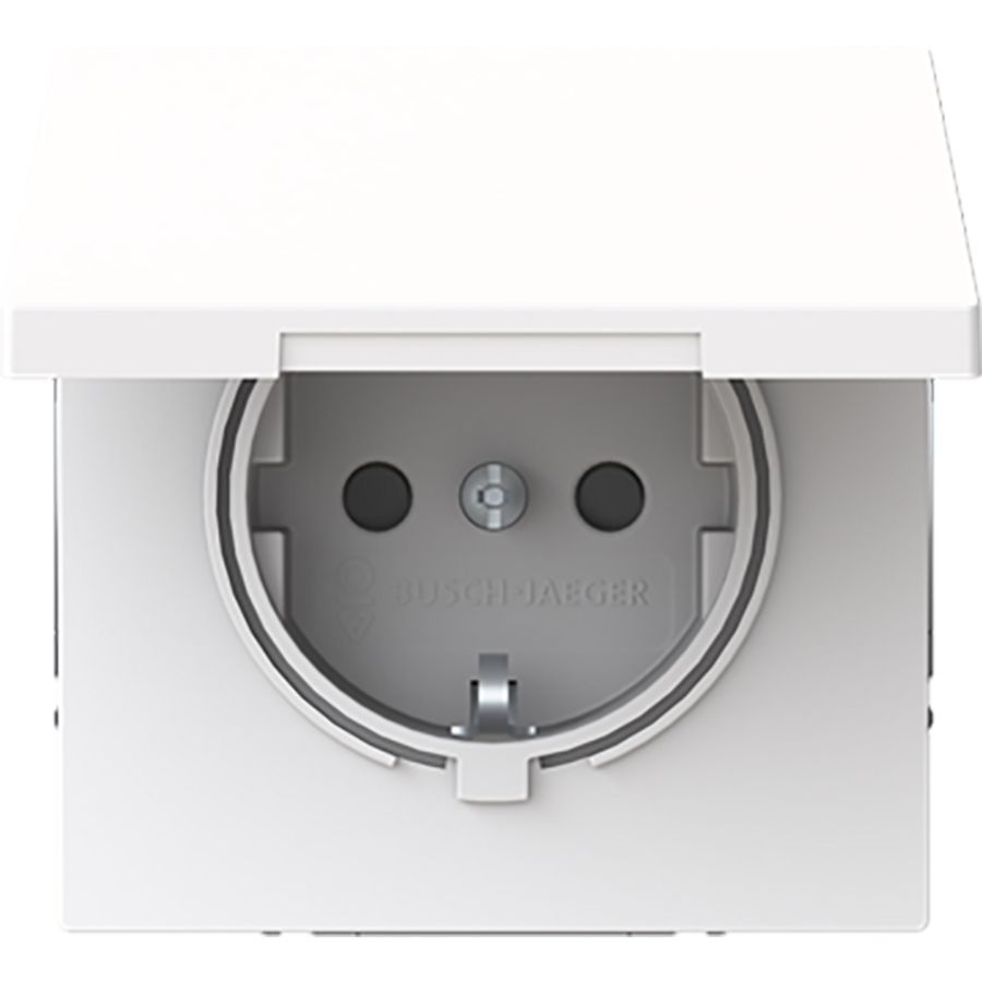 Wandcontactdoos randaarde kv kd cpl inb art-wit (20 EUKBR-44G)