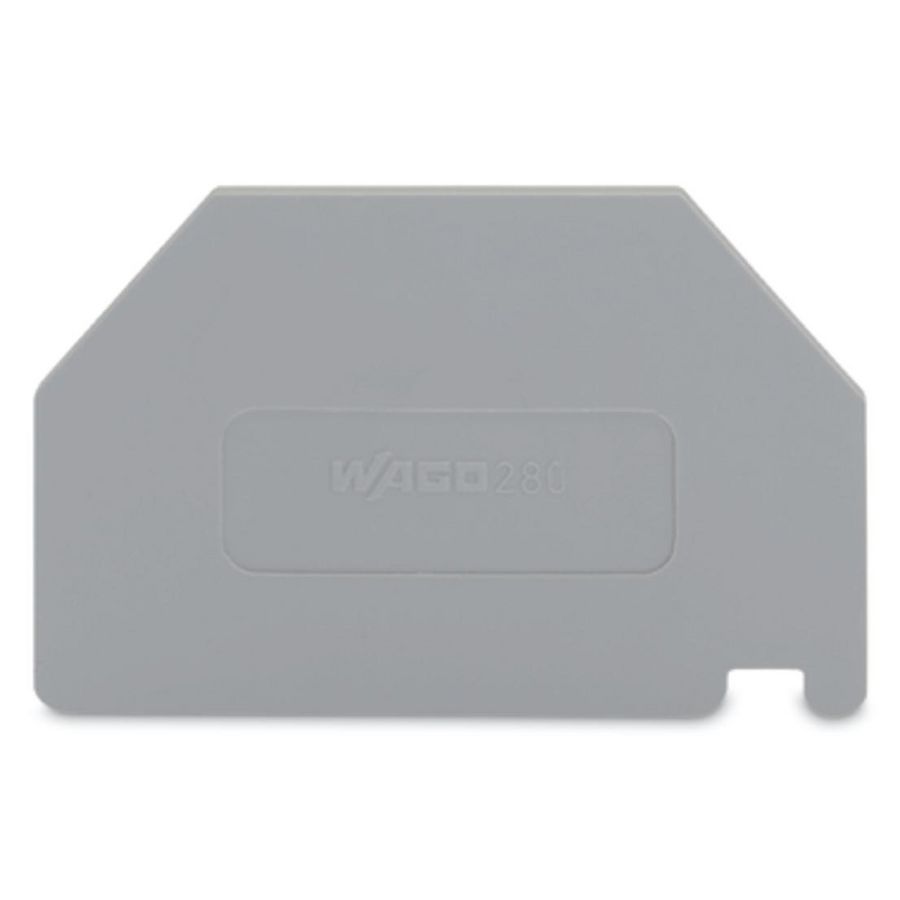 Scheidingswand 2mm grijs 280-332 VVE=25