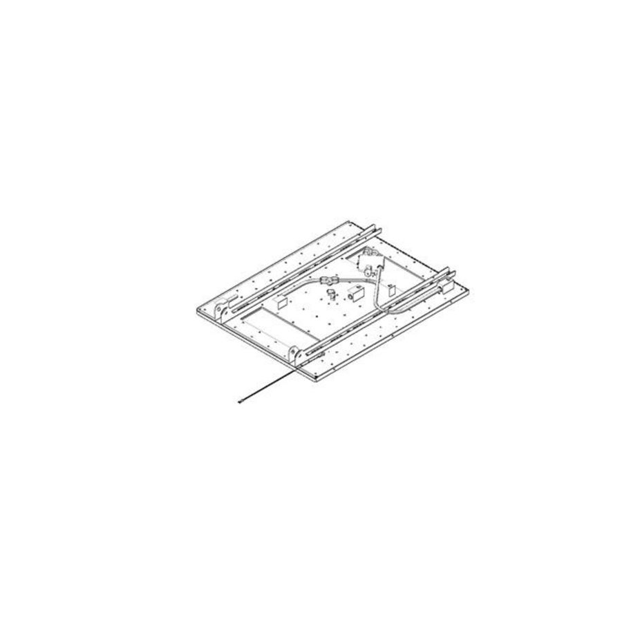Douchekop voor Sensory Sky 708x824x81mm rvs hoogglans