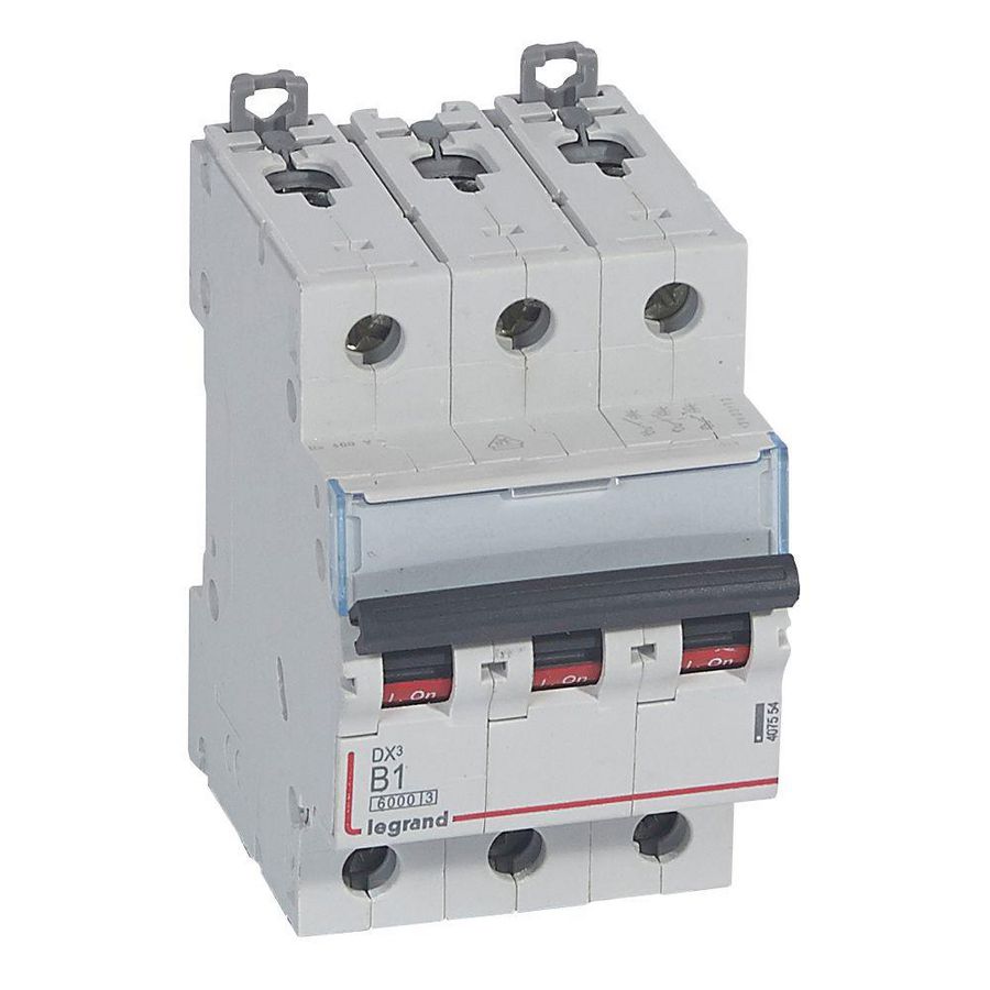 Installatieautomaat DX³ 6000A/10kA 3-polig B-karakteristiek 01